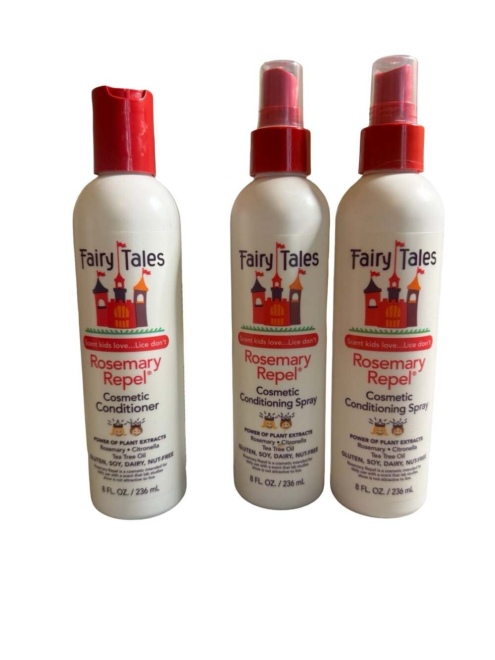 Fairy Tales Rosemary Repel Cosmetic Conditioner & 2 Conditioning Sprays